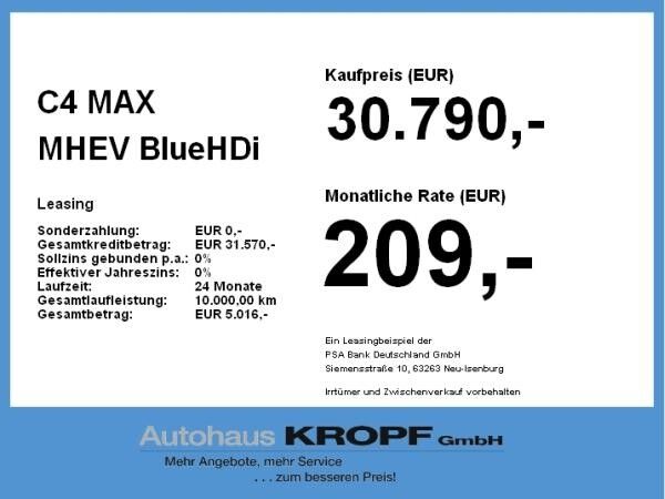 Citroën C4 MAX MHEV **SONDERANGEBOT**