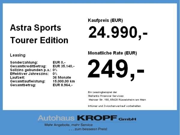 Opel Astra Sports Tourer Edition 1.5 Diesel **Gewerbehammer**