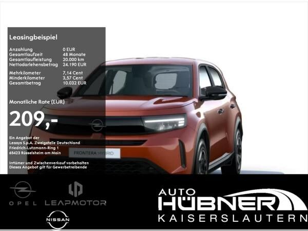 Opel Frontera Edition MHEV **Gewerbehammer**