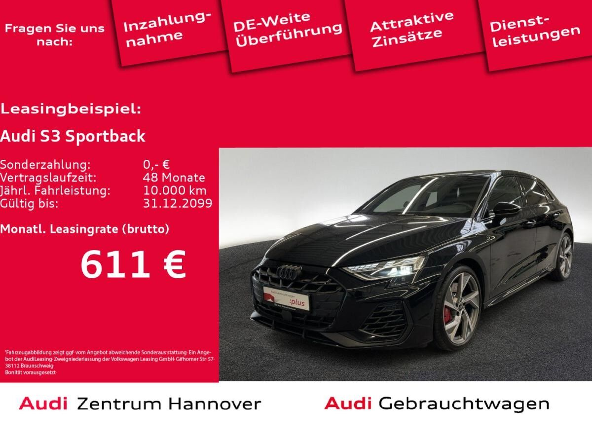 Audi S3 Sportback 2.0 TFSI Pano Kamera LED virtual Navi