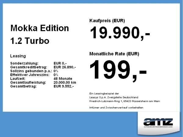 Opel Mokka Edition 1.2 Turbo **Gewerbehammer**