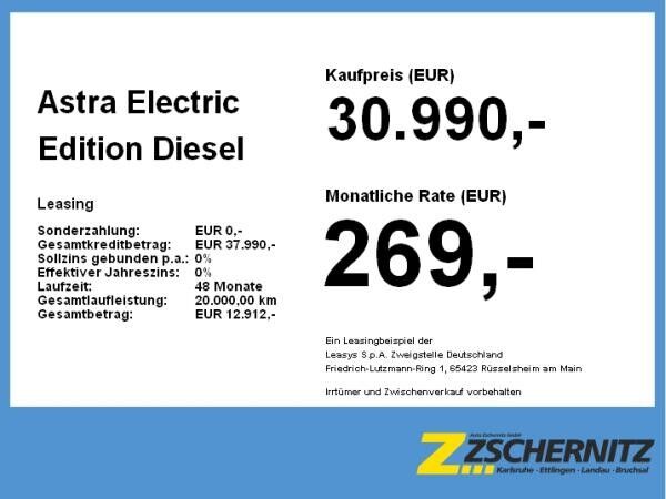 Opel Astra Electric Edition **Gewerbehammer**
