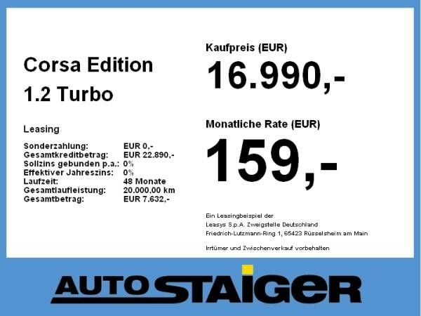Opel Corsa Edition 1.2 Turbo **Gewerbehammer**