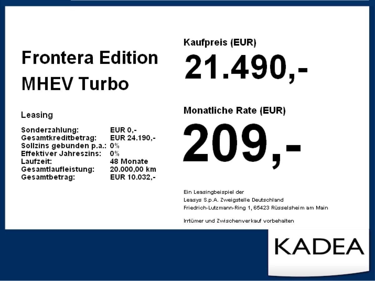 Opel Frontera Edition MHEV **Gewerbehammer**