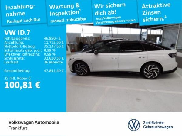 Volkswagen ID.7 Pro Navi IQ.Light ACC DAB+ FrontAssist