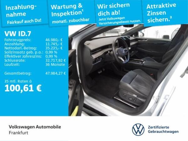 Volkswagen ID.7 Pro Navi IQ.Light DAB+ FrontAssist