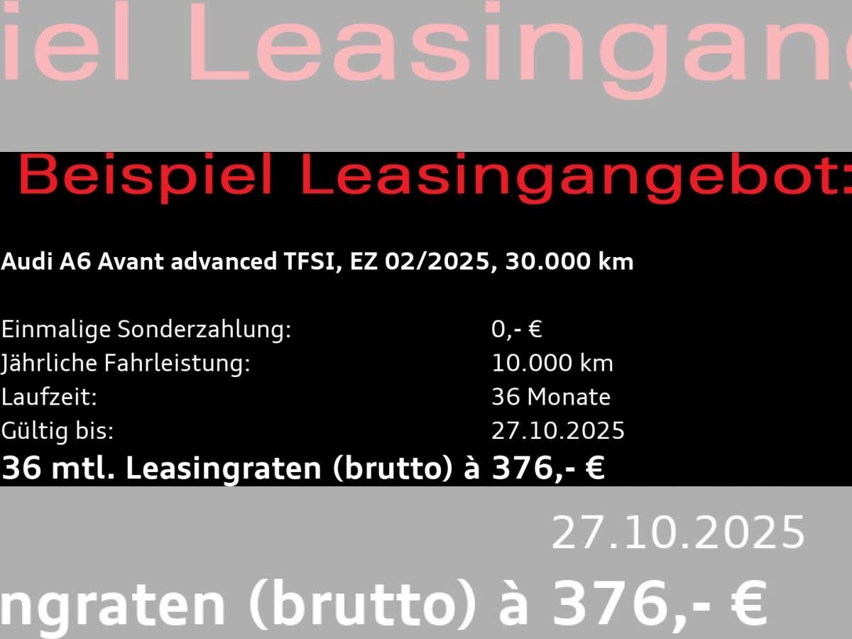 Audi A6 Avant advanced 45TFSI quattro S-tronic / Pano