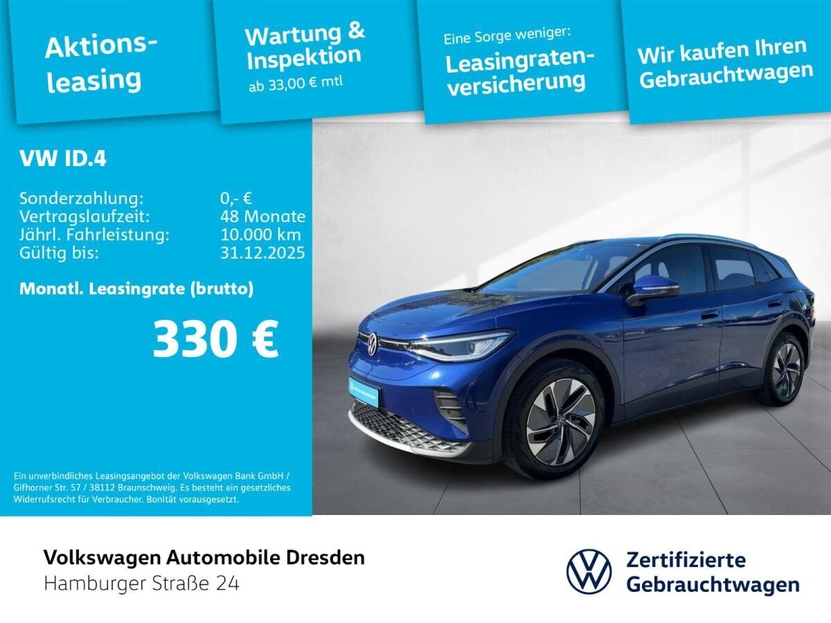 Volkswagen ID.4 Pure IQ.LIGHT HUD HARMAN FSHZG WÄRMEPUMPE