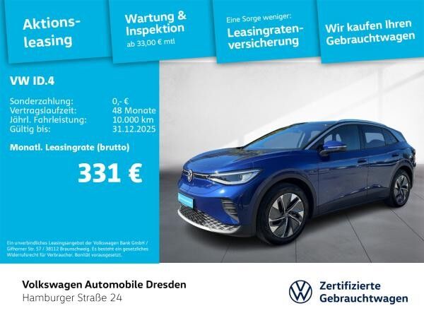 Volkswagen ID.4 Pure IQ.LIGHT HUD HARMAN FSHZG WÄRMEPUMPE
