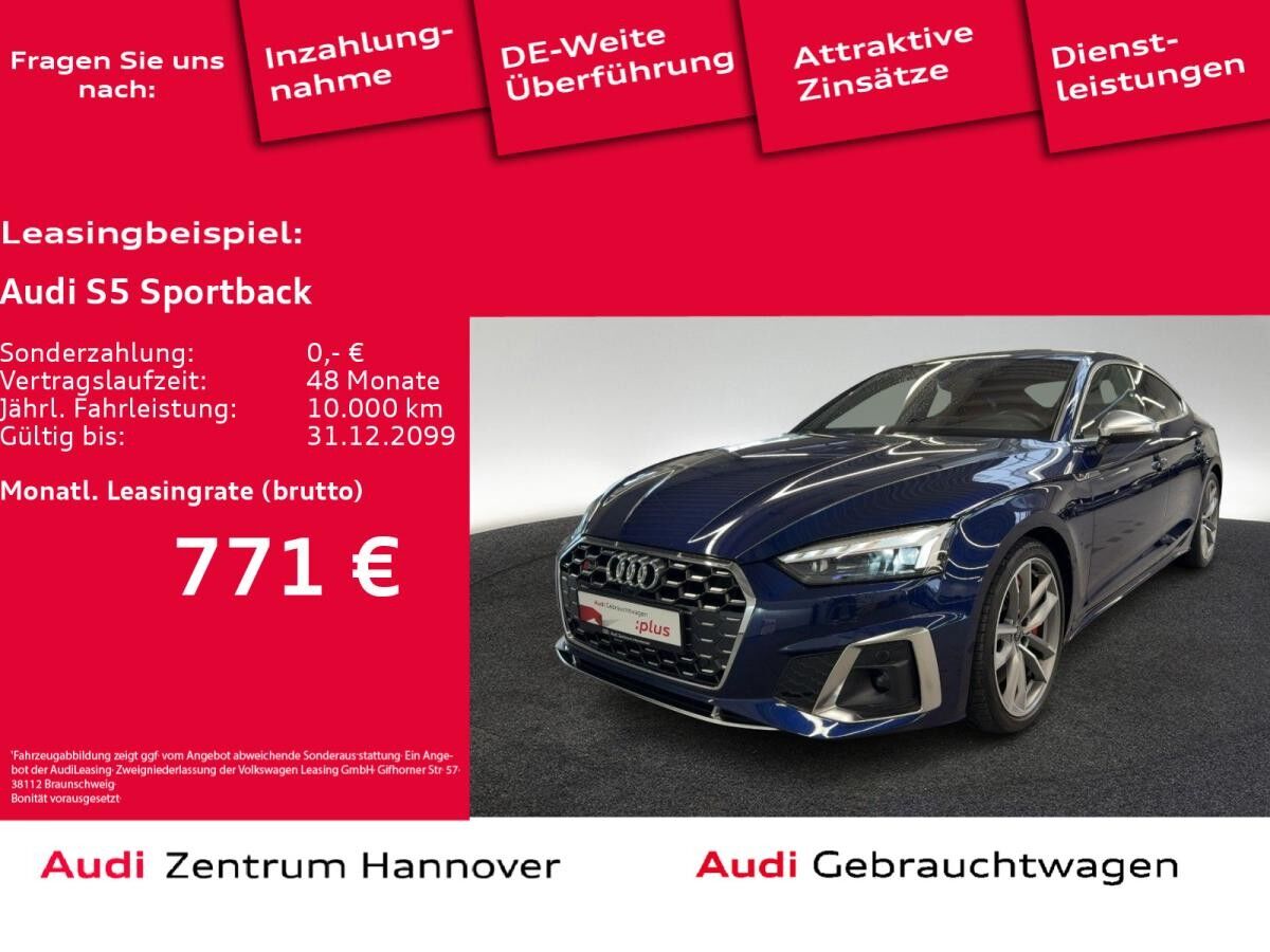 Audi S5 Sportback 55 TDI quattro Matrix Head-Up Kamera Leder