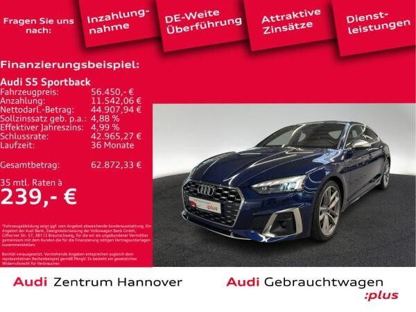Audi S5 Sportback 55 TDI quattro Matrix Head-Up Kamera Leder