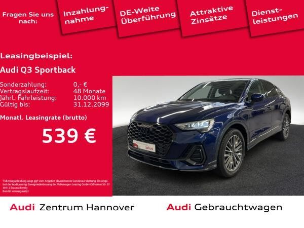 Audi Q3 Sportback 45 TFSIe AHK Kamera ACC virtual