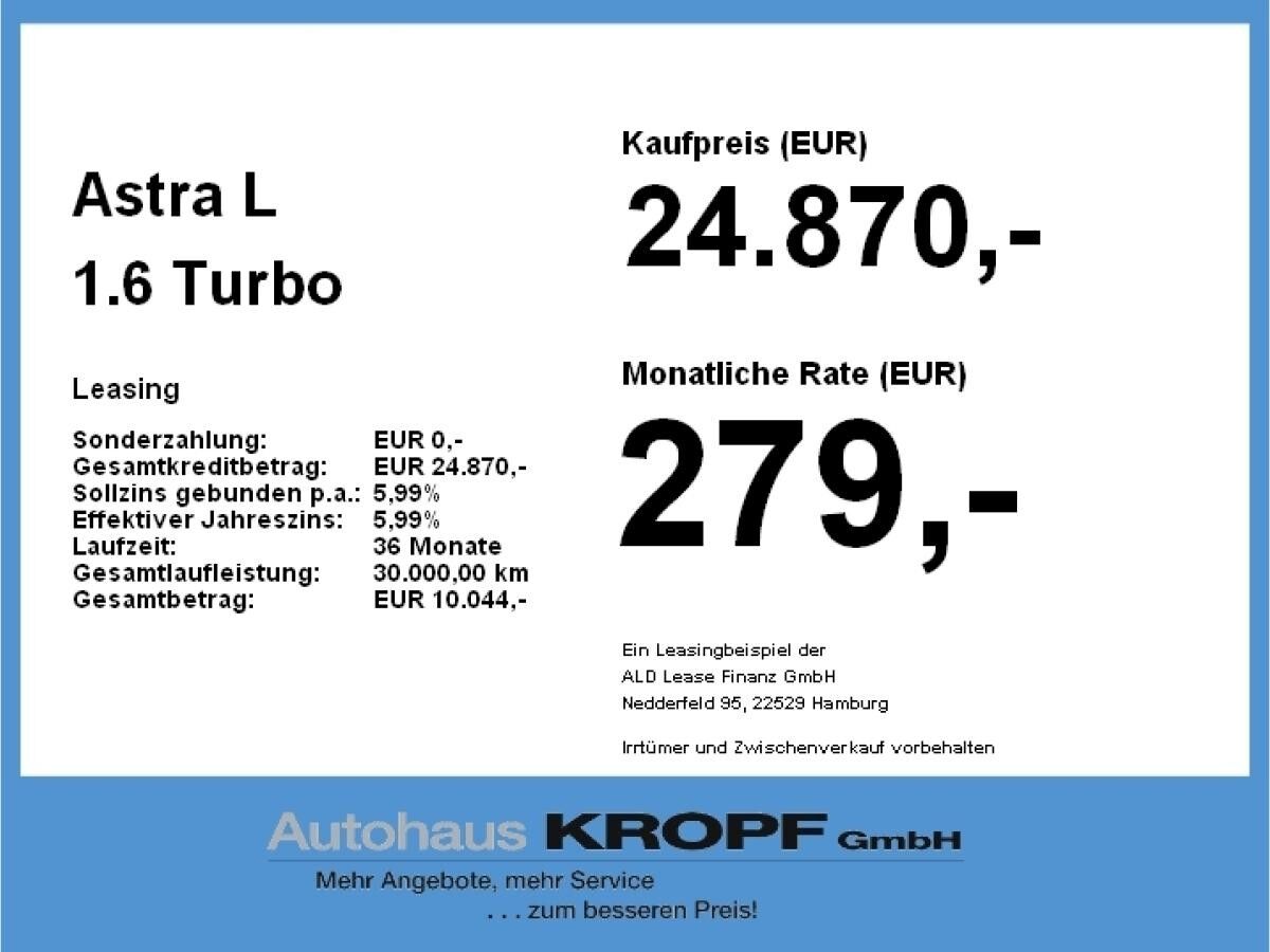 Opel Astra L 1.6 Turbo Plugin Ultimate ACC+Alcantara