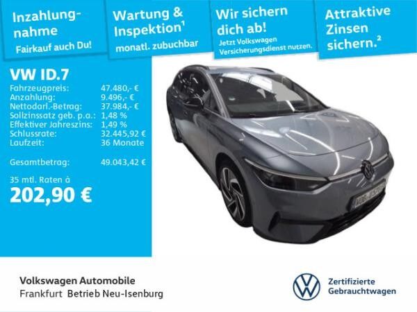 Volkswagen ID.7 Tourer Pro Navi AHK IQ.LIGHT - LED-Matrix-Scheinwerfer DAB+