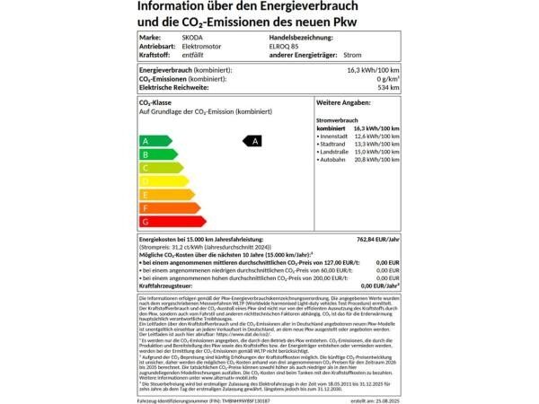 Skoda Elroq ⚡️85 Sportline ⚡️/ AHK / ❗️sofort verfügbar❗️