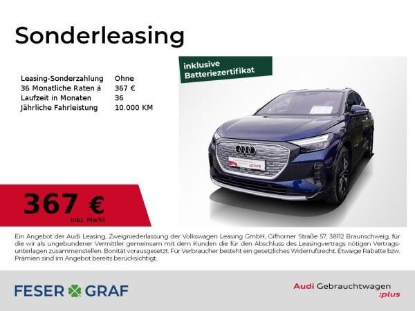 Audi Q4 e-tron Q4 45 e-tron LED/HuD/ACC/R-Kamera/Memory/20 Zoll