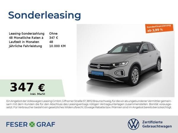 Volkswagen T-Roc Style 1.5 TSI DSG Navi AHK LED DigiCockpit
