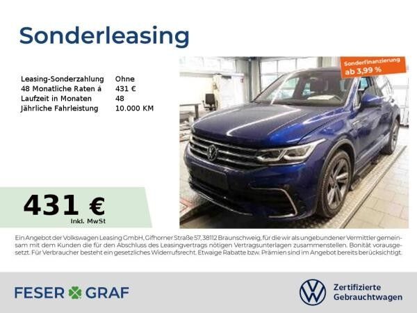 Volkswagen Tiguan R-Line 2.0 TDI DSG Navi Pano Kamera LED