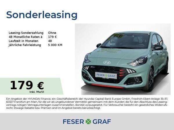 Hyundai i10 N-LINE NAVI CAM SHZ LHZ CARPLAY LED-TFL USB