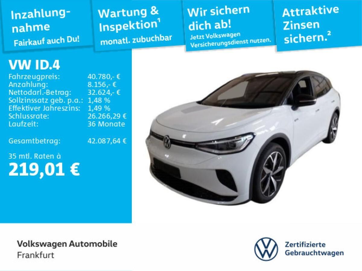Volkswagen ID.4 GTX 4Motion IQ.Light Navi LaneAssist FrontAssist