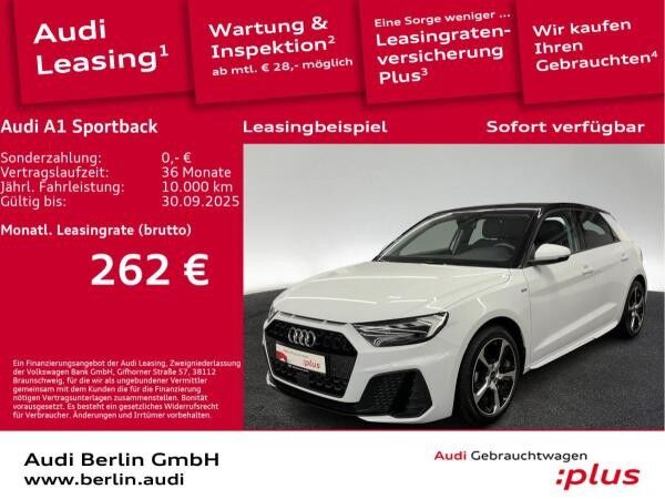 Audi A1 Sportback S line 25 TFSI 5-Gang LED PDC NAVI