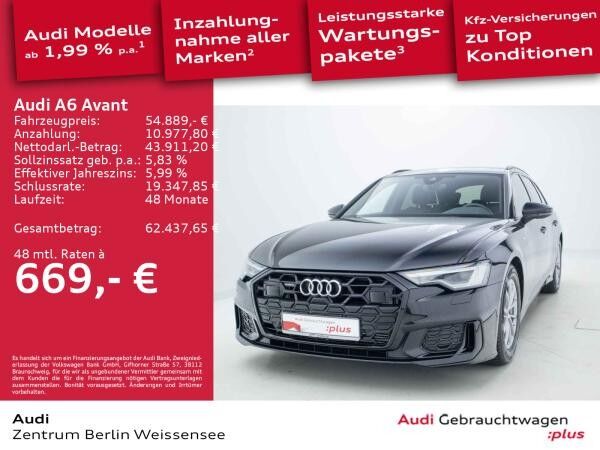 Audi A6 Avant 45 TFSI S-TRO*S-LINE*QU*MATRIX*PANO*AHK