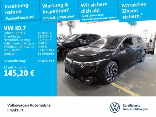 Volkswagen ID.7 Tourer Pro Navi AHK IQ.LIGHT - LED-Matrix-Scheinwerfer Spurwechselassistent DAB+