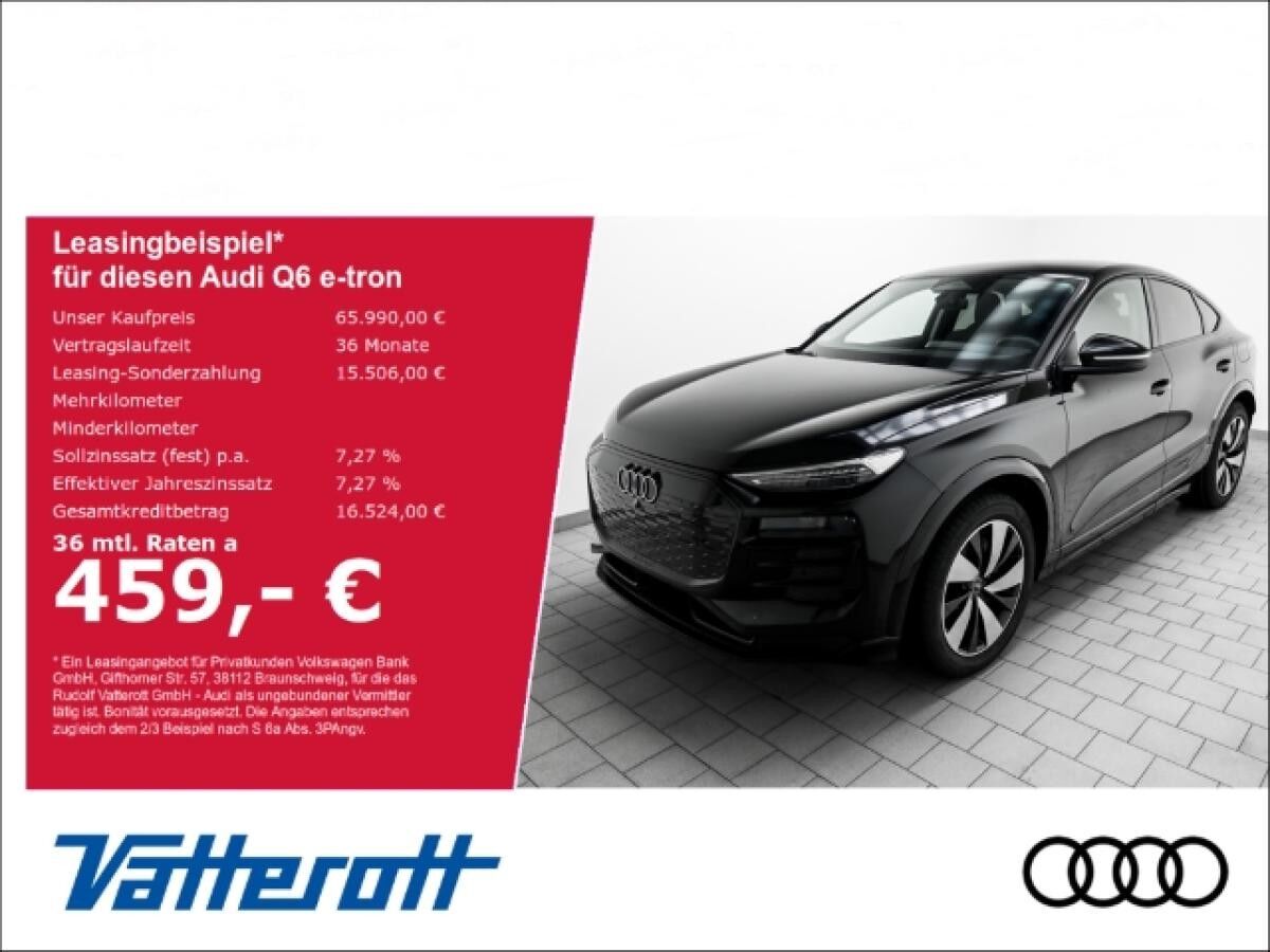 Audi Q6 e-tron Sportback AHK Matrix ACC BeifDispl.