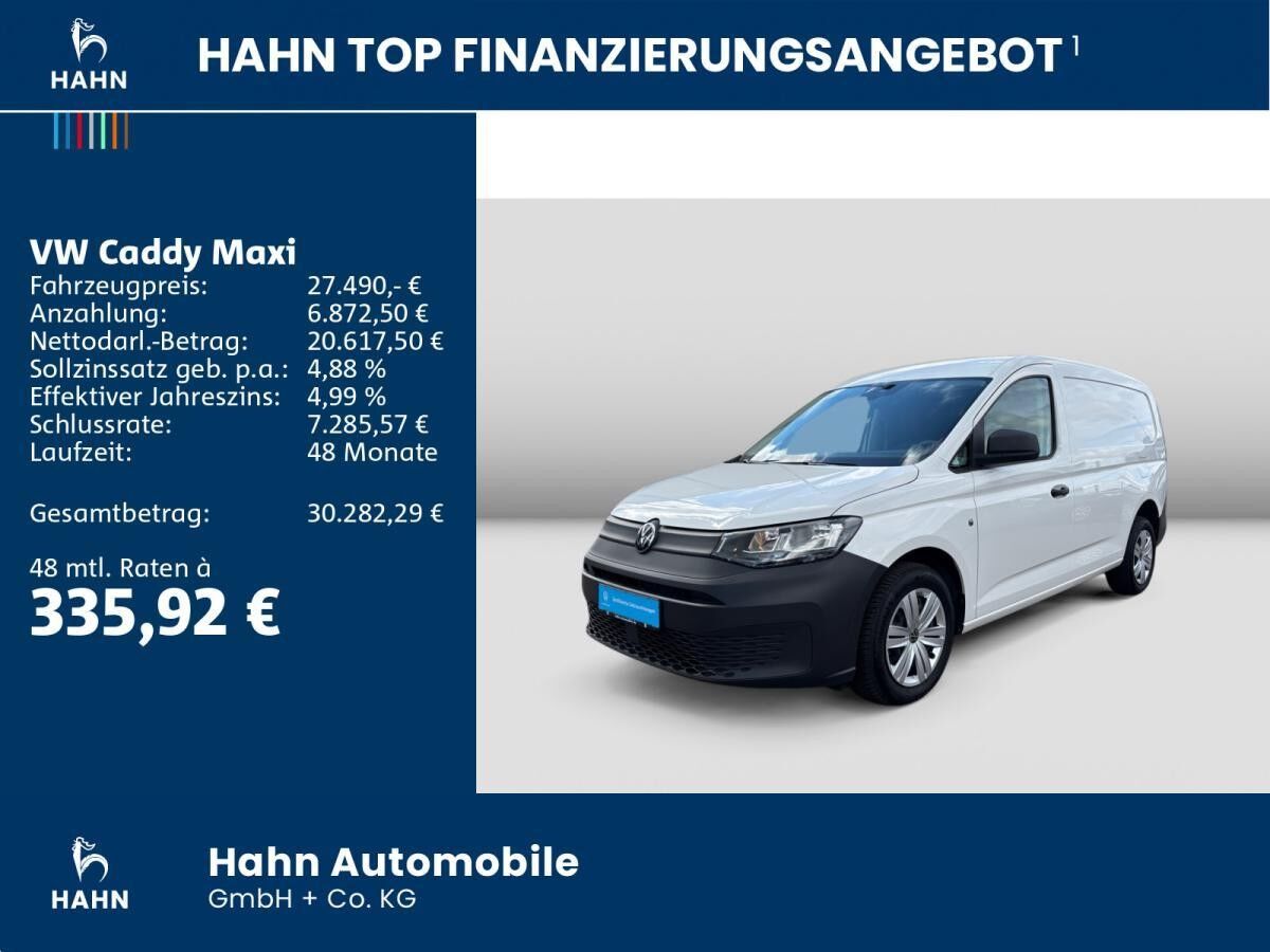 Volkswagen Caddy Maxi Cargo 2,0TDI EPH KLIMA FLÜGEL