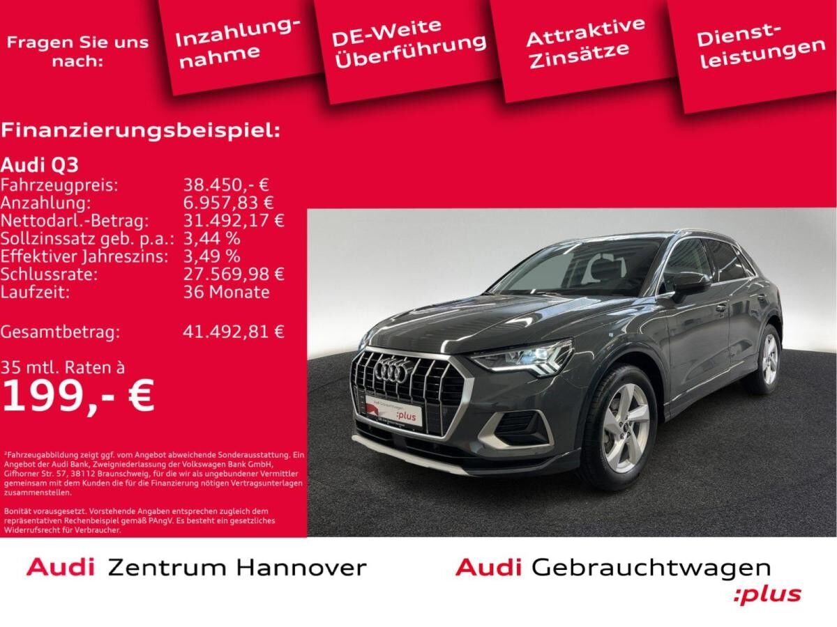 Audi Q3 advanced 35 TFSI AHK LED Navi ACC virtual