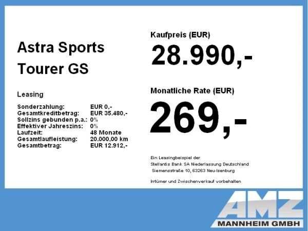 Opel Astra Sports Tourer GS 1.2 Turbo **Gewerbehammer**