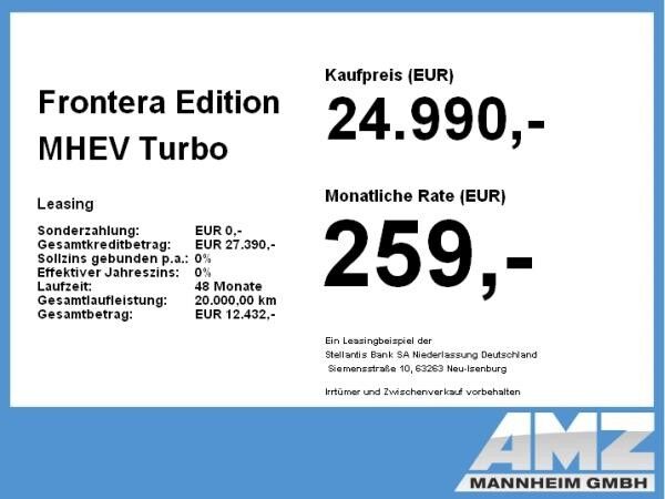 Opel Frontera Edition MHEV