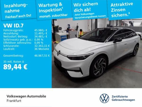Volkswagen ID.7 Pro Navi AHK IQ.LIGHT - LED-Matrix-Scheinwerfer DAB+