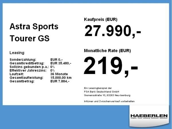 Opel Astra Sports Tourer GS 1.2 Turbo **Gewerbehammer**
