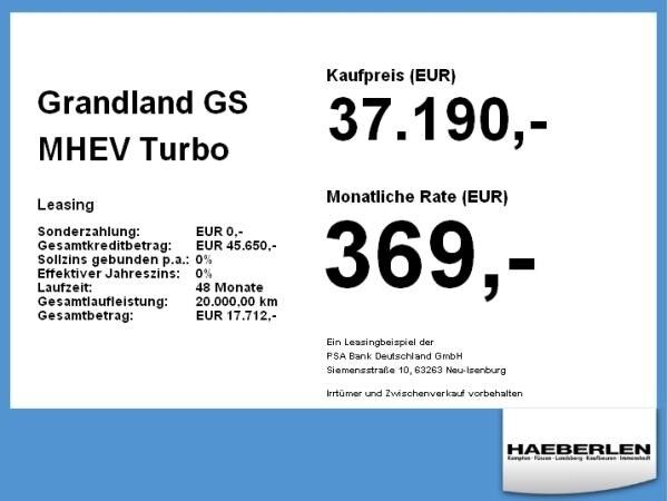 Opel Grandland GS MHEV **Gewerbehammer**
