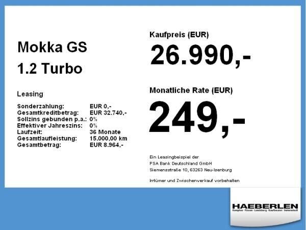 Opel Mokka GS 1.2 Turbo