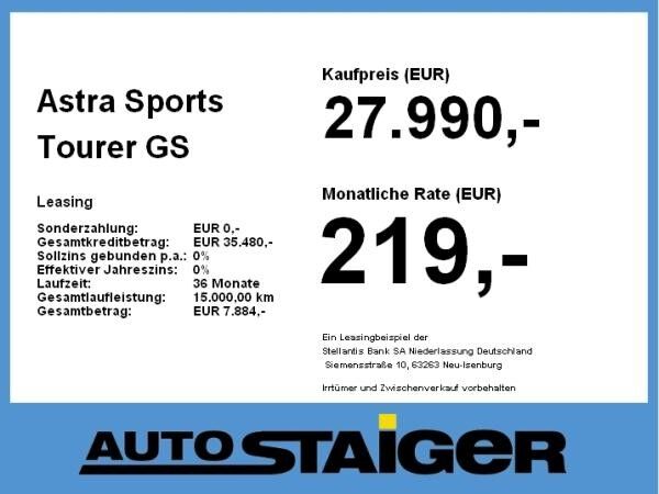 Opel Astra Sports Tourer GS 1.2 Turbo **Gewerbehammer**