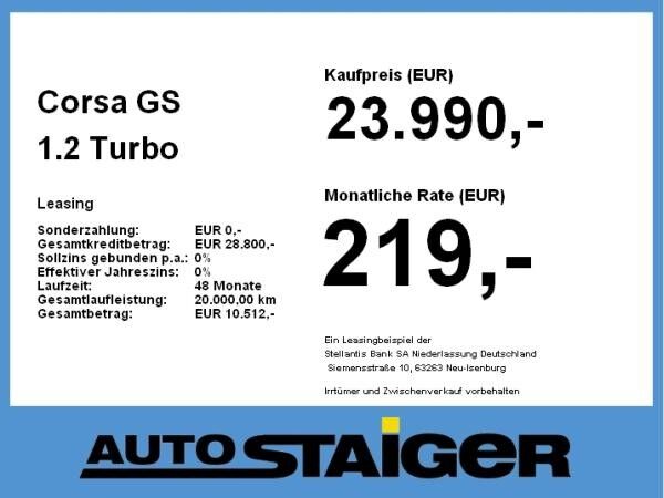 Opel Corsa GS 1.2 Turbo **Gewerbehammer**