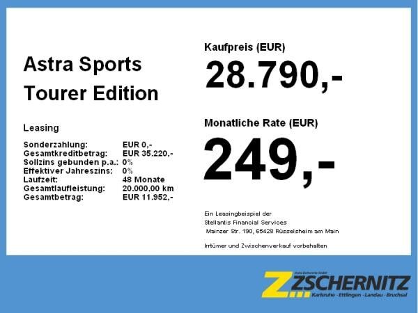 Opel Astra Sports Tourer Edition 1.2 Turbo **Gewerbehammer**