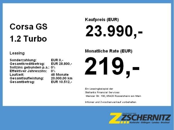 Opel Corsa GS 1.2 Turbo **Gewerbehammer**