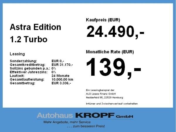 Opel Astra Edition 1.2 Turbo **Gewerbehammer**