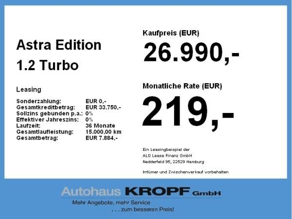 Opel Astra Edition 1.2 Turbo **Gewerbehammer**