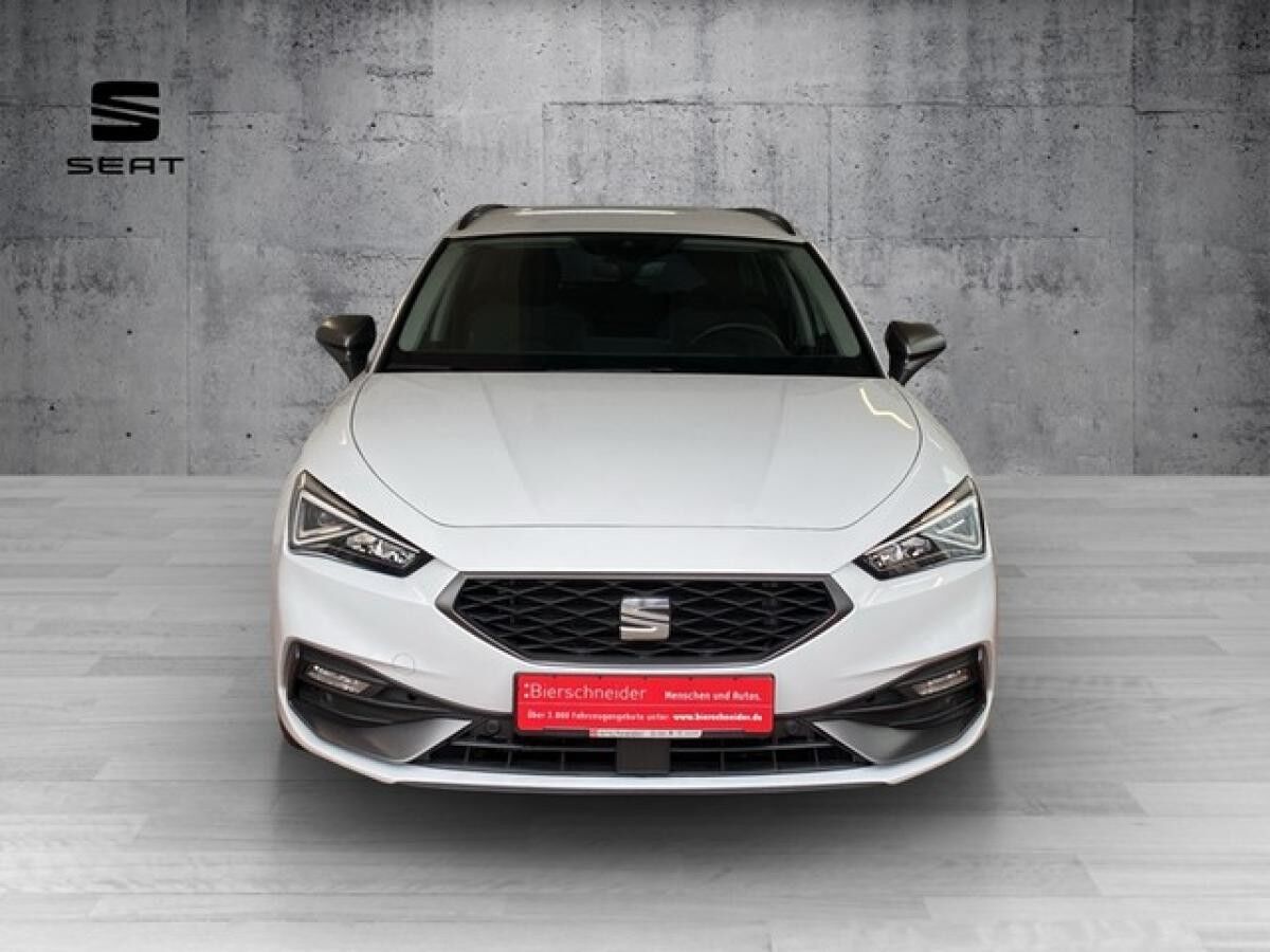 Seat Leon Sp. 1.5 eTSI DSG FR ab 235,- EUR mtl. AHK-Vorb. LED Navi FaPa XL Kamera Kessy WP