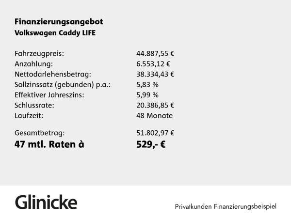 Volkswagen Caddy Life 5-Sitzer Motor:1,5 eHybrid LED Winter