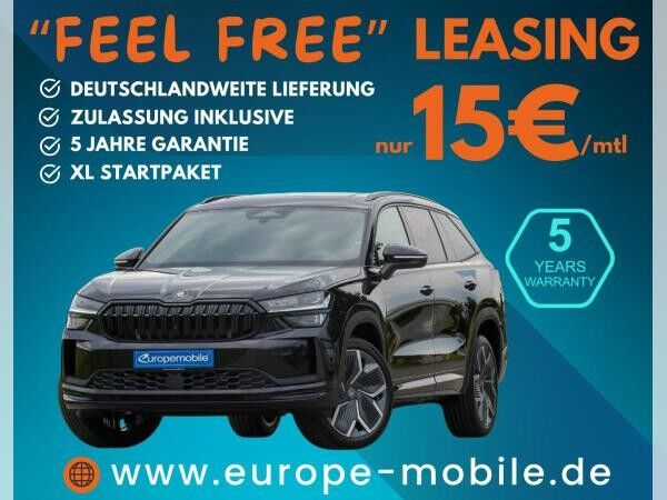 Skoda Kodiaq 2025 SPORTLINE 2.0 TDI DSG 4x4 142 kW (UVP 63.760€/SOFORT) 7-SITZE/PANO/MATRIX/NAV/KESSY/AHK/20"/UV