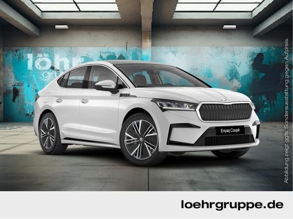 Skoda ENYAQ Coupe 60 63 kWh Batterie Elektromotor 150 kW 1-Gang-Automatik