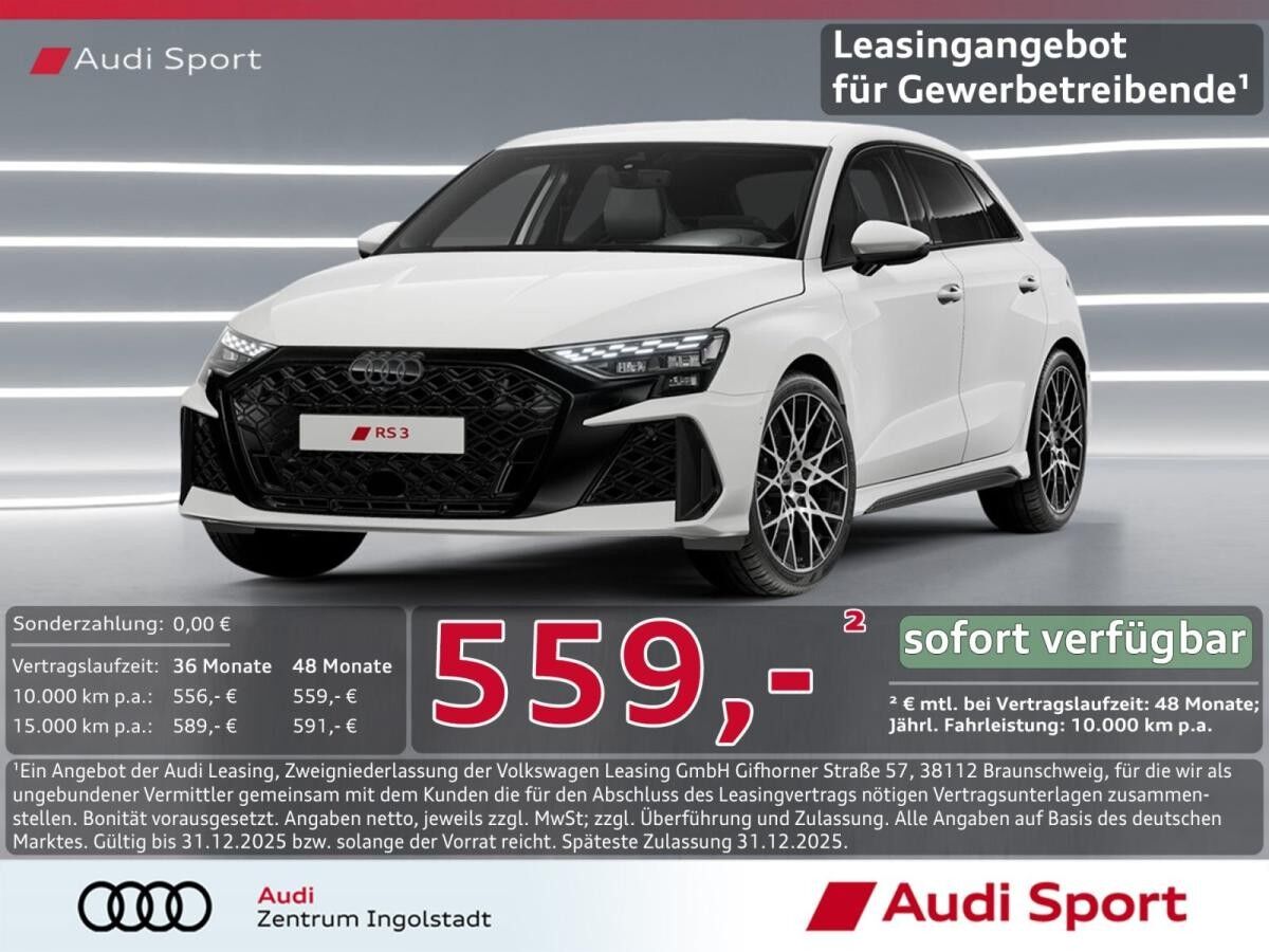 Audi RS3 Sportback S tronic MATRIX,SONOS UPE 84.910,-