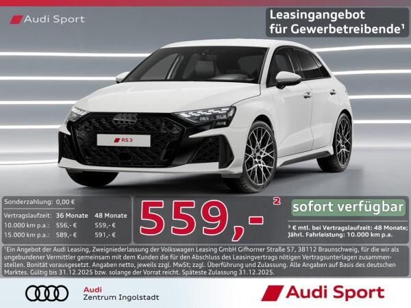 Audi RS3 Sportback S tronic MATRIX,SONOS UPE 84.910,-