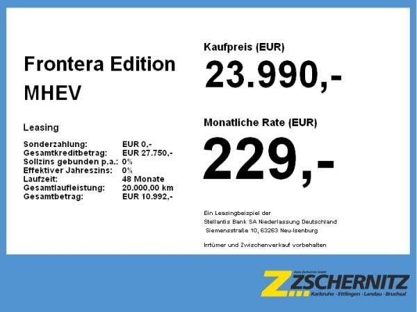 Opel Frontera Edition MHEV **Gewerbehammer**