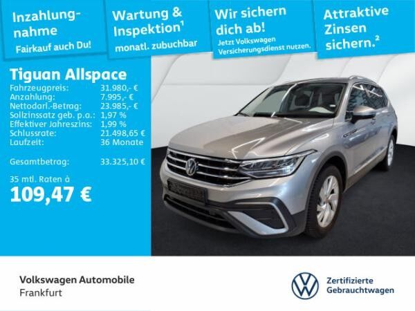 Volkswagen Tiguan Allspace 1.5 TSI DSG Life Navi LED DAB+ FrontAssist